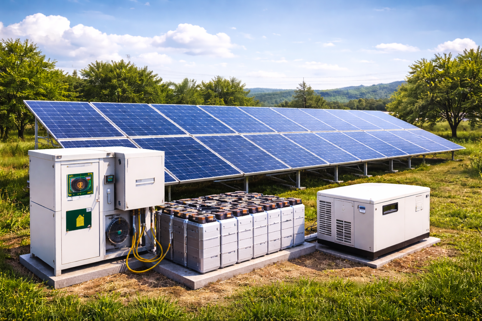 Off Grid Solar  Plant