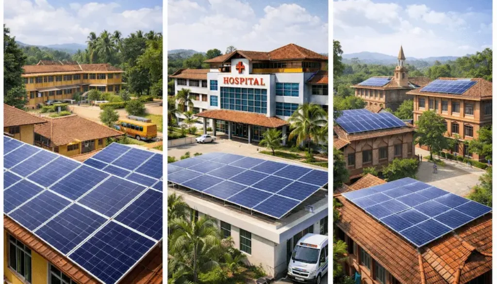 Why Schools, Colleges & Hospitals Are Switching to Solar Power for Institutions in Kerala